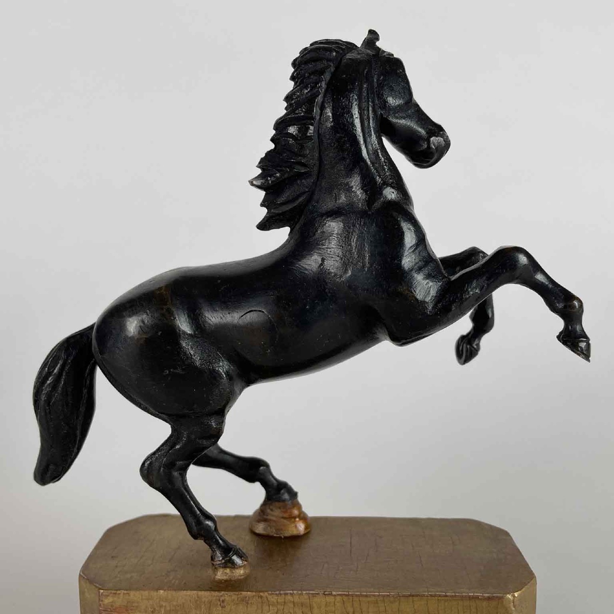 Paire De Chevaux En Bronze Sculptures Du Grand Tour19ème-photo-6
