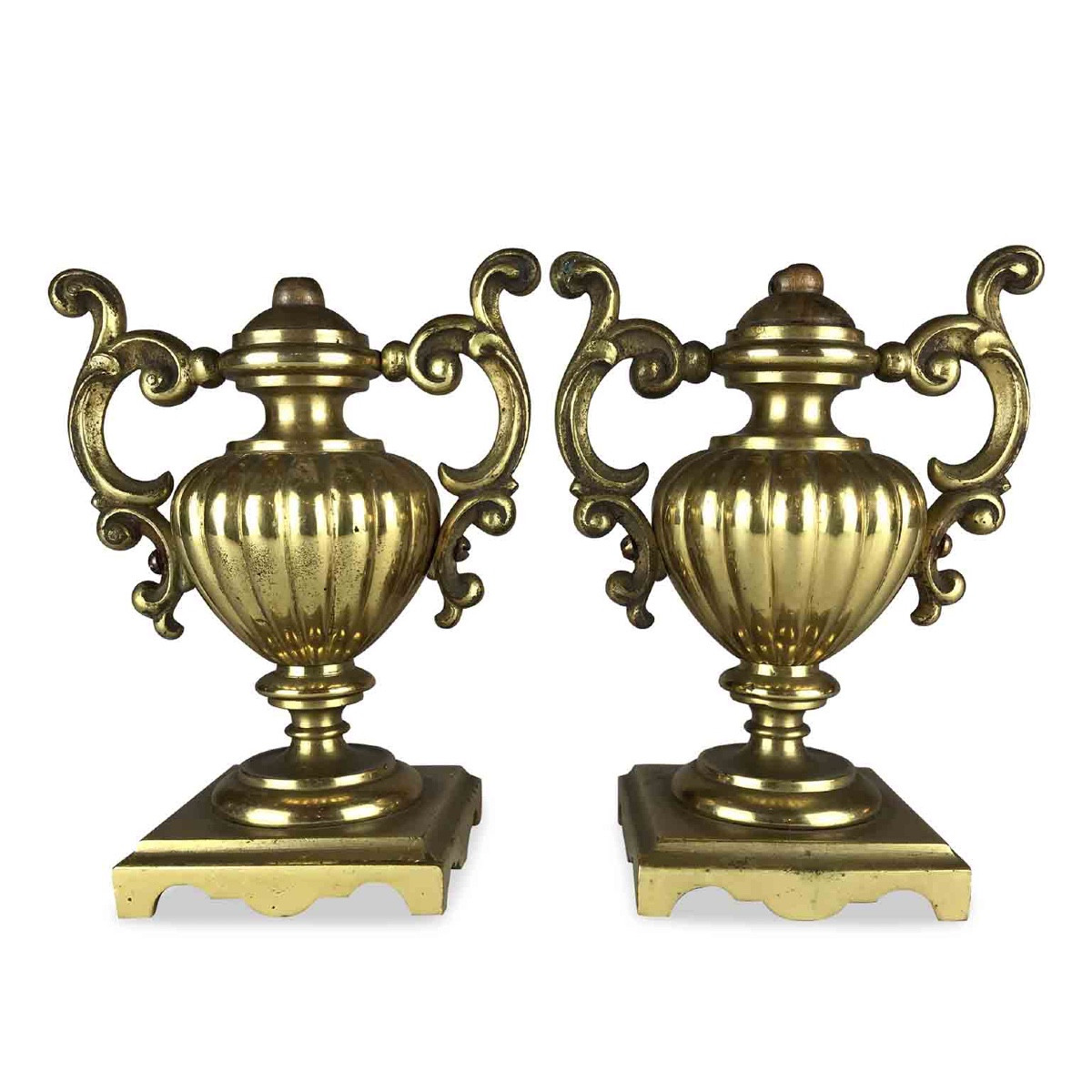 Paire De Vases Doré 19ème 