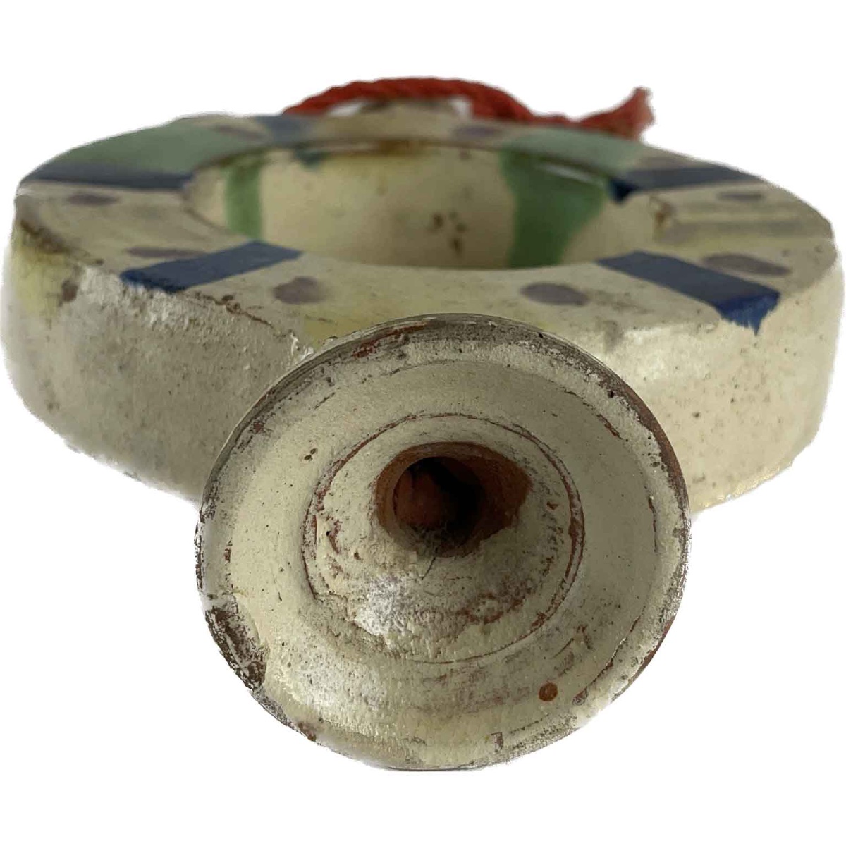 Traveler's Flask In Decorated Earthenware 1800-photo-4