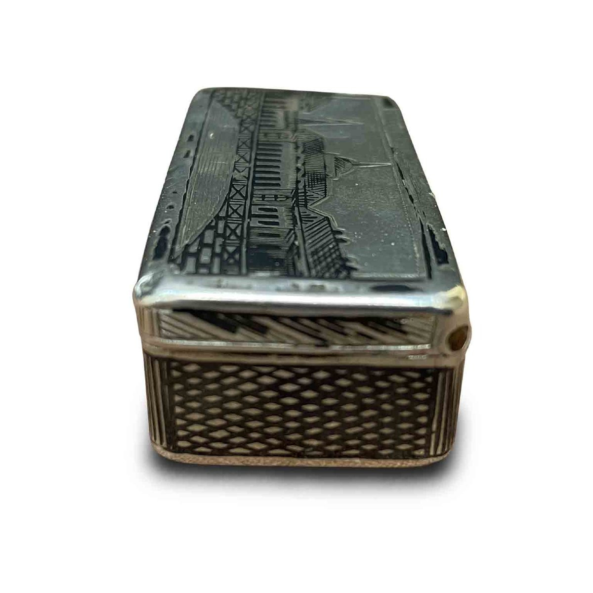 Tabatière en argent niellé, Moscou 1873-photo-2