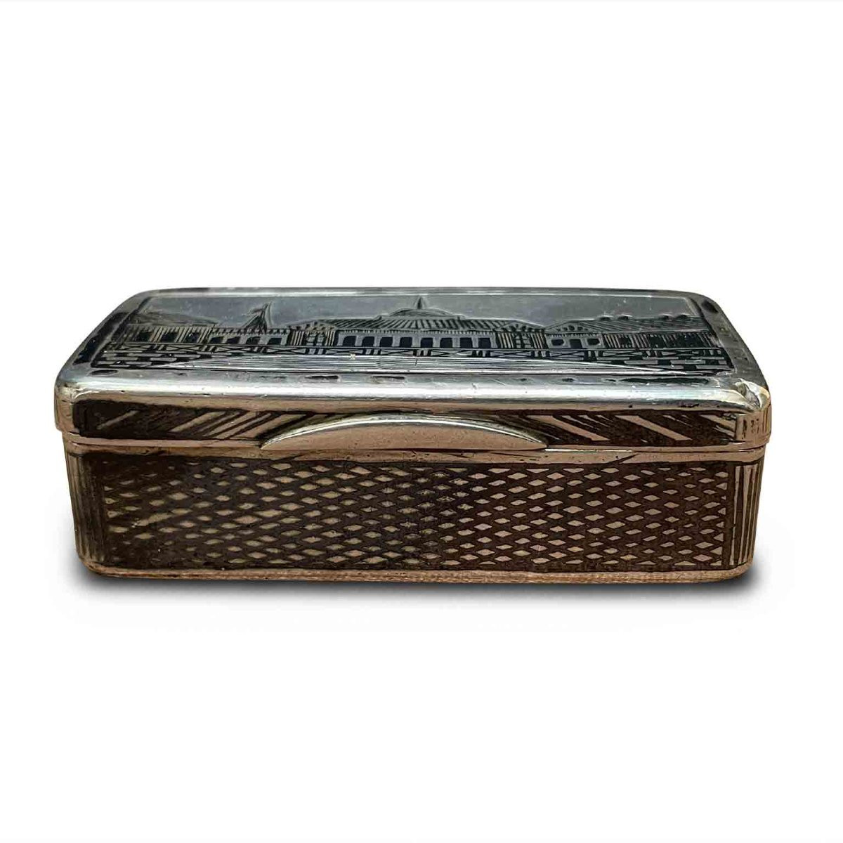 Tabatière en argent niellé, Moscou 1873-photo-4
