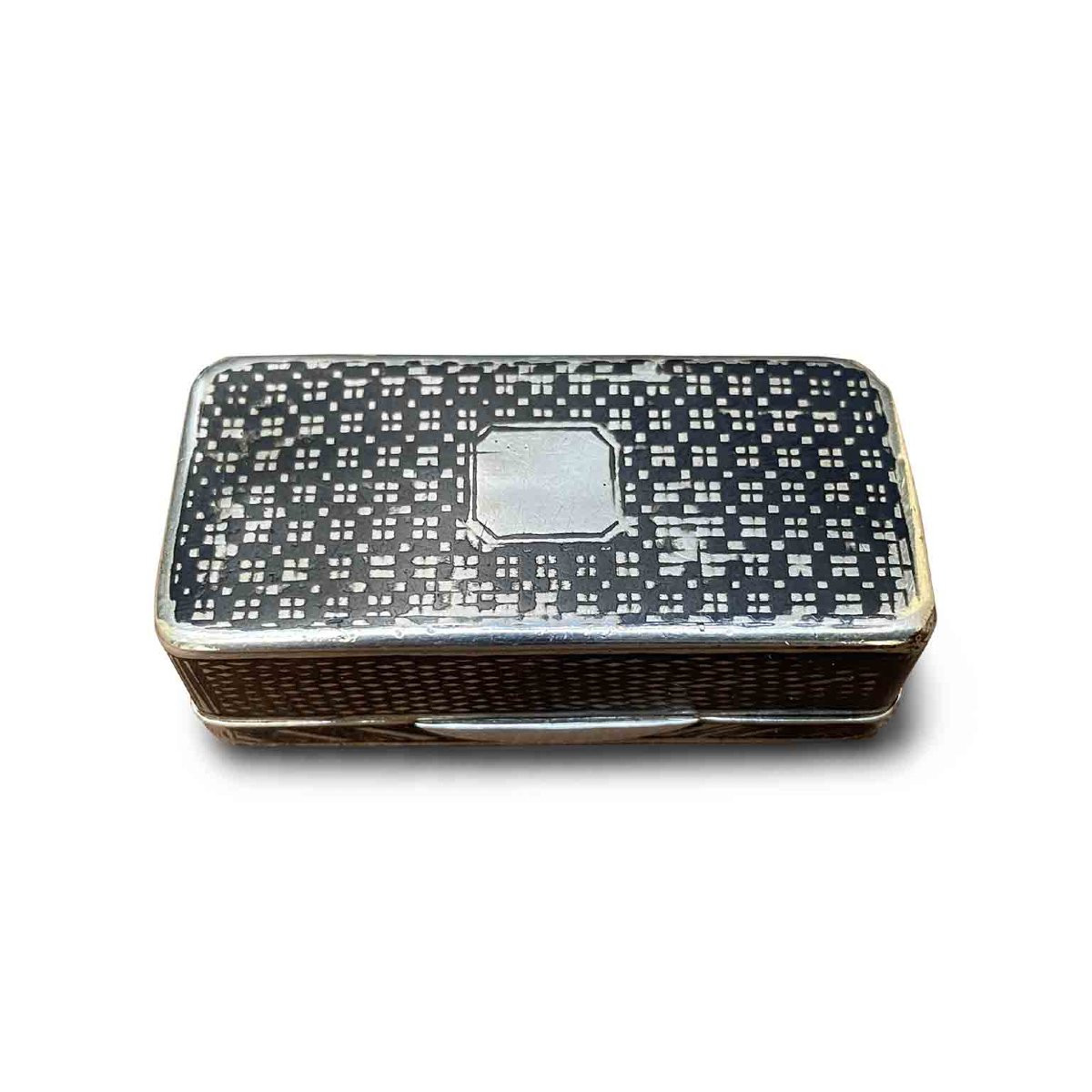 Tabatière en argent niellé, Moscou 1873-photo-3