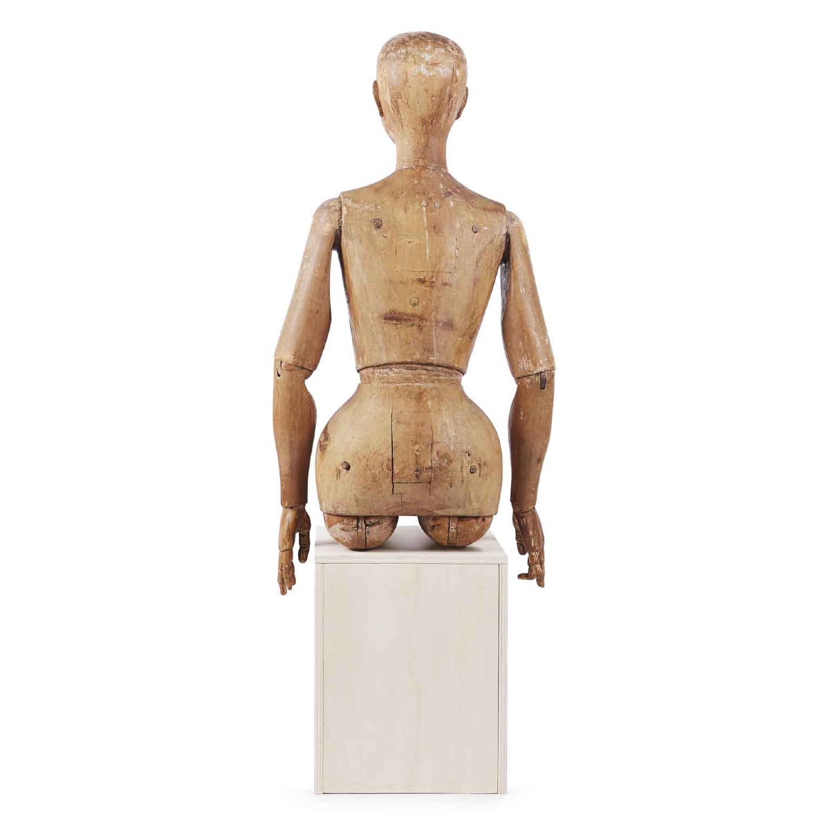 19th Century Italian Mannequin Life-size Female Artists Lay Figure-photo-7