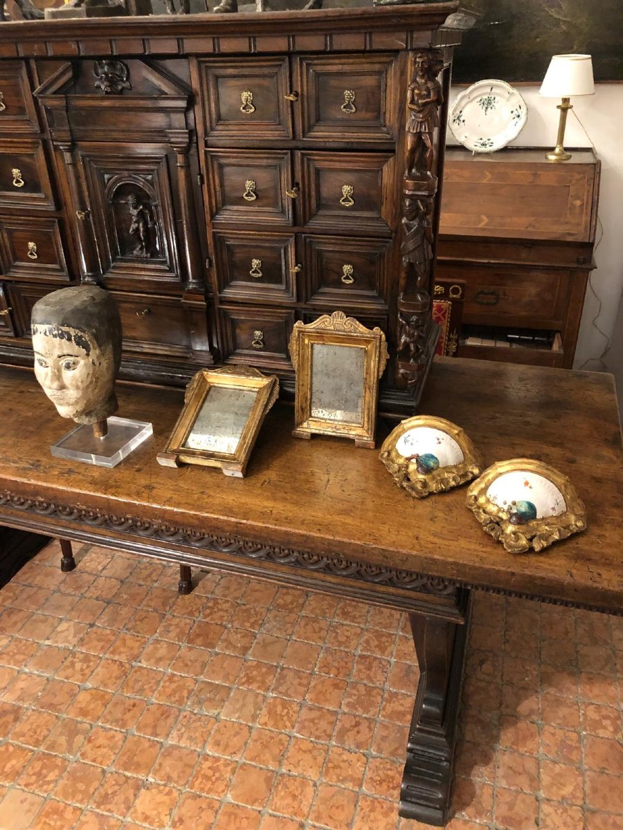 Pair Of Italian 1800s Mirror Frames Neoclassical-style-photo-2