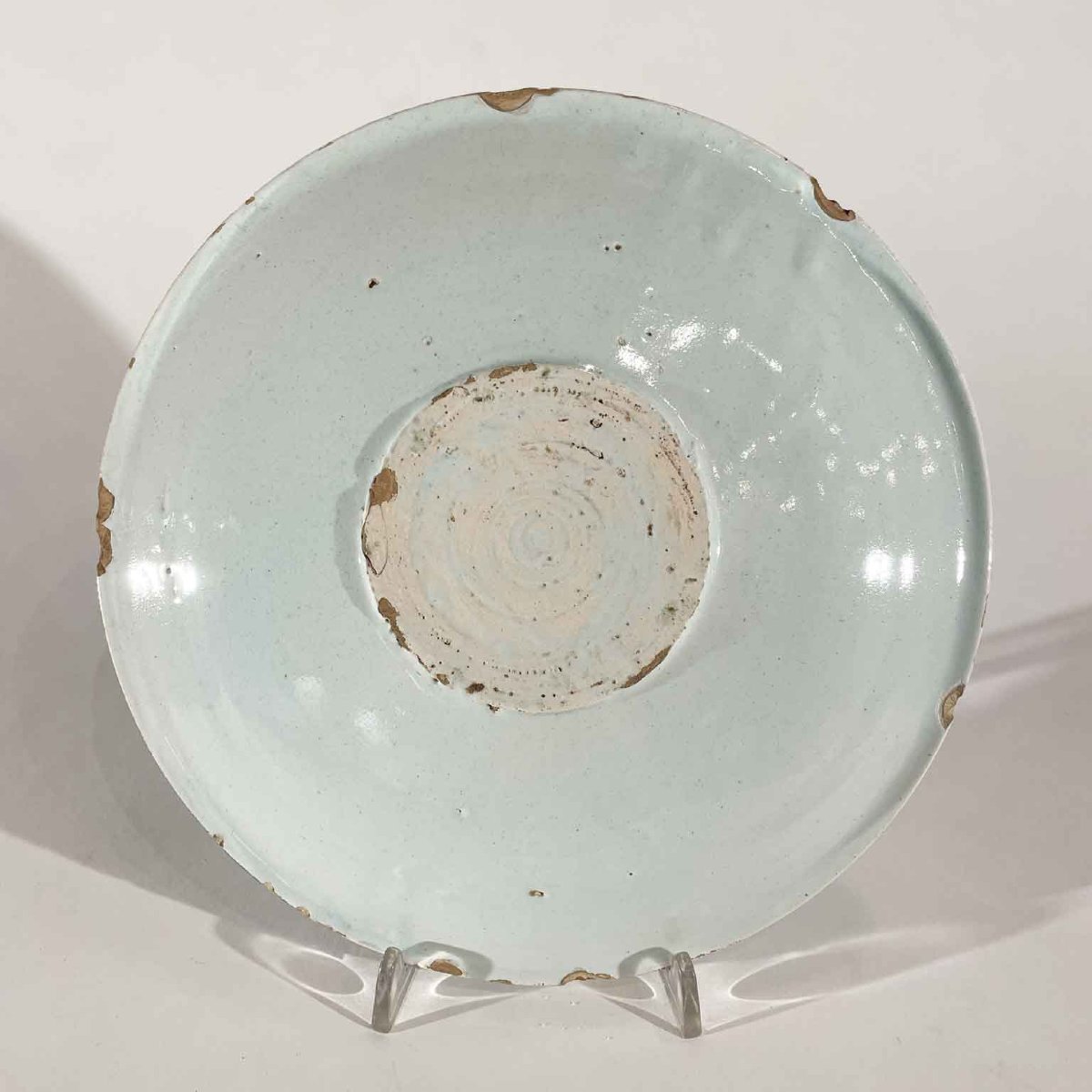 Savona Majolica Plate With Blue And White Decoration-photo-5