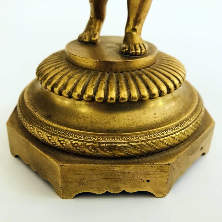 Pair Of 19th Century Austrian Crystal And Ormolu Sweet Stands Biedermeier Style-photo-6