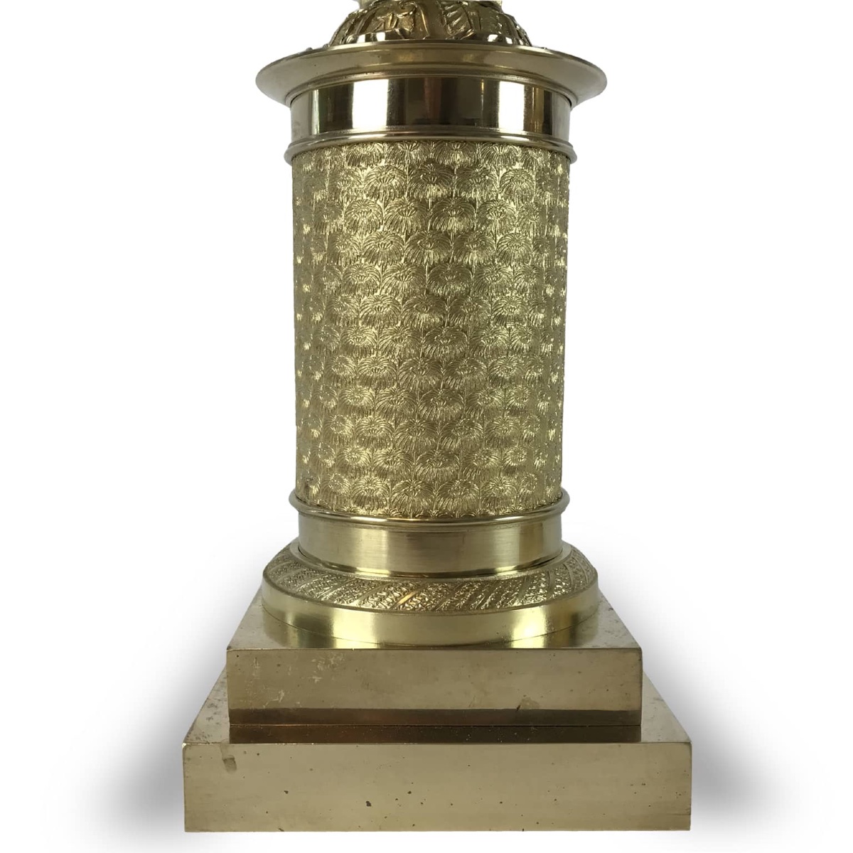 Paire De Candélabres Empire En Bronze Doré 19ème-photo-2