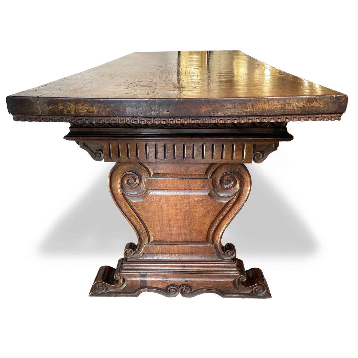 Table De Salle à Manger Ennoyer Avec Tiroirs 19ème-photo-2