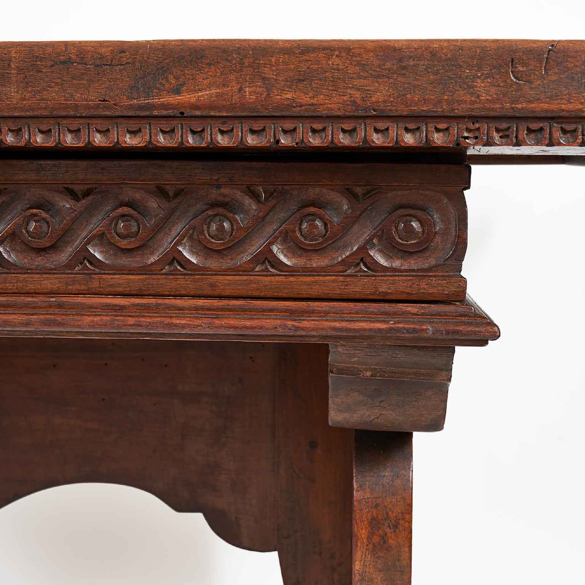 Table De Salle à Manger Ennoyer Avec Tiroirs 19ème-photo-3