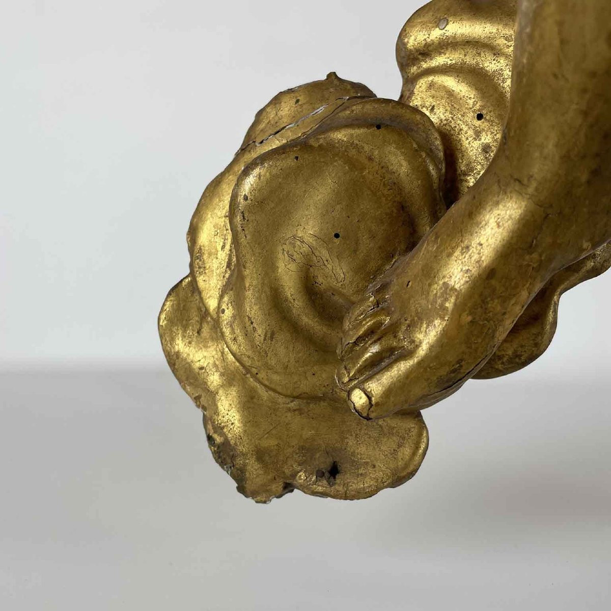 Baroque Carved And Gilded Diana Sculpture, 1600-photo-6