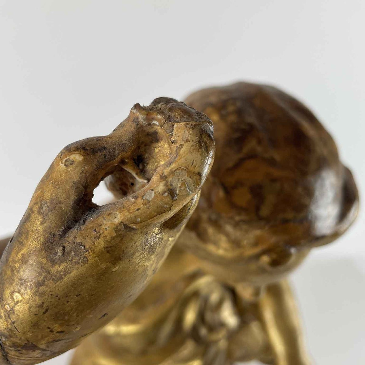 Baroque Carved And Gilded Diana Sculpture, 1600-photo-8