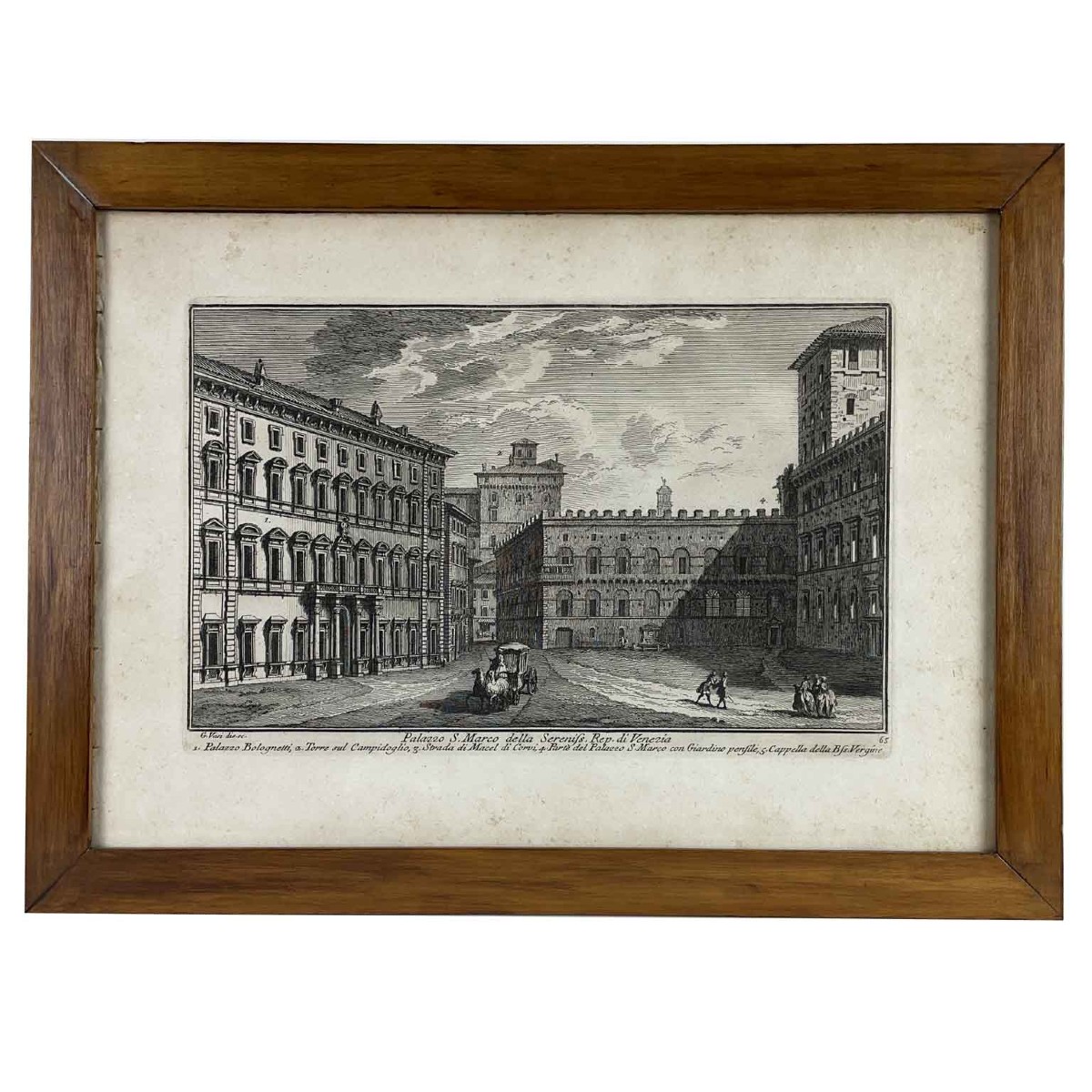 Giuseppe Vasi Vues de Rome et Venise Série de Deux Gravures à L'eau-forte De 1757-photo-4