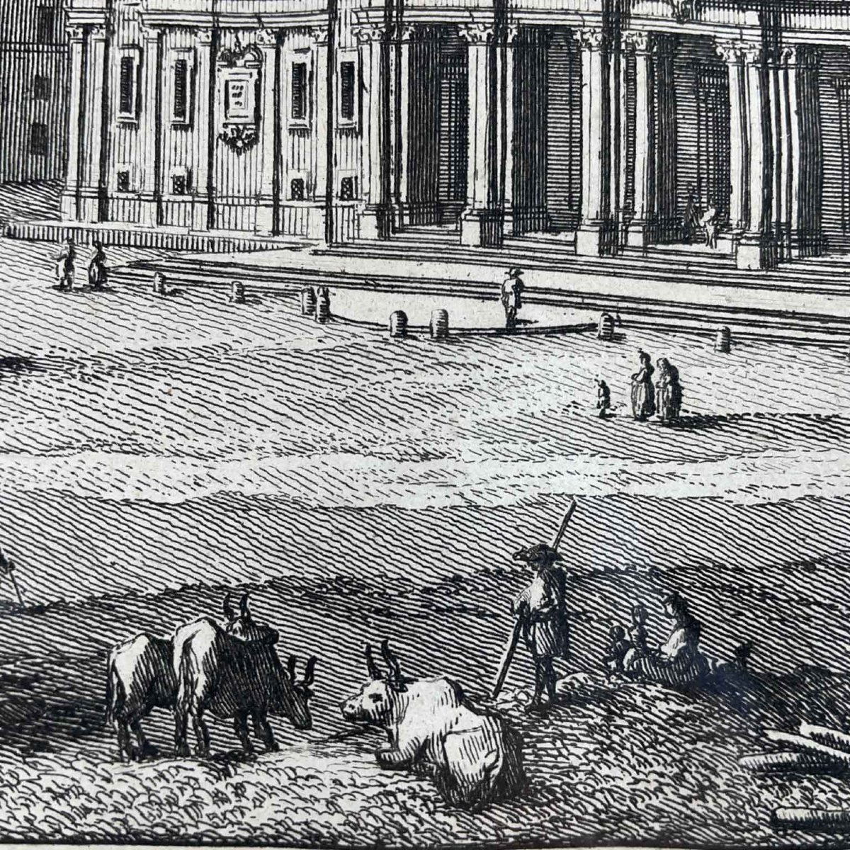 Giuseppe Vasi Vues de Rome et Venise Série de Trois Gravures à L'eau-forte De 1757-photo-8