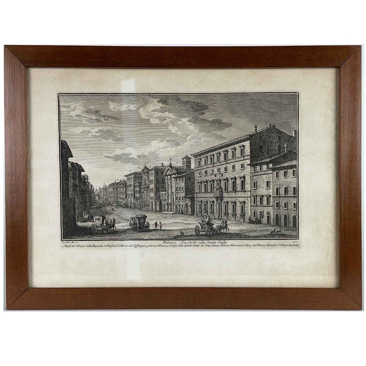 Giuseppe Vasi Vues de Rome et Venise Série de Deux Gravures à L'eau-forte De 1757-photo-6