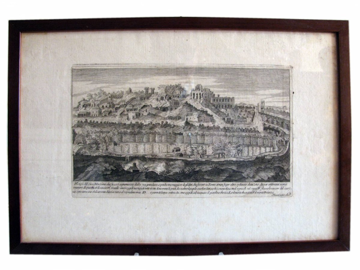 Deux Gravures Romaines  Circus Maximus et  Circus de Caracalla Marco Sadeler 1606-photo-4