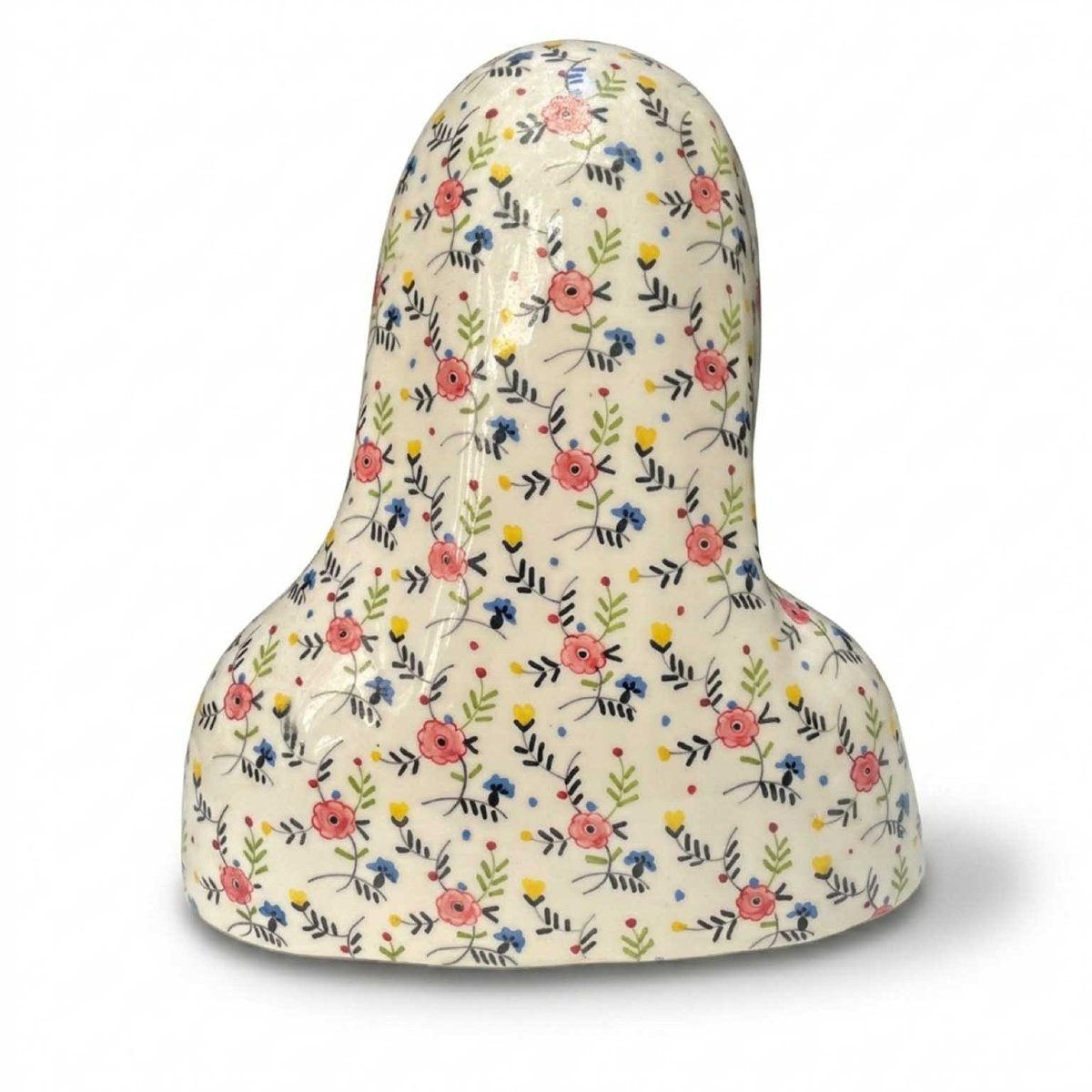 Buste de Vierge Signee Minghetti Bologne Italie Céramique Polychrome début des années 1900-photo-1