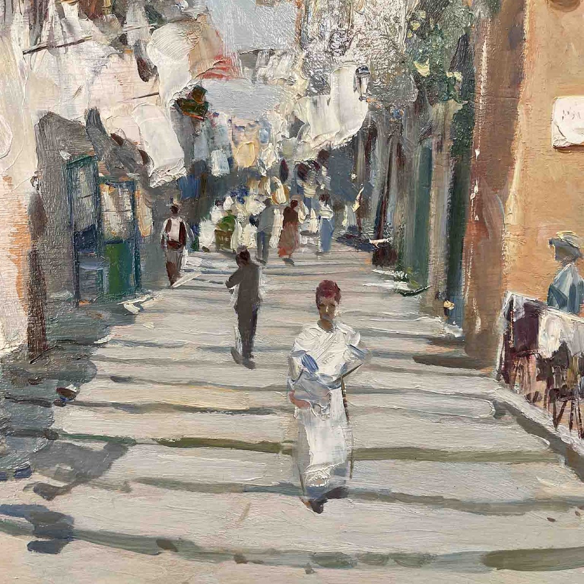 Francesco Cangiullo, View Of Naples: Pallonetto In Santa Lucia, 1900-photo-3
