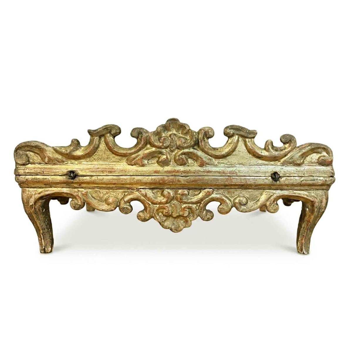 18th-century Venetian Rococo Carved Gilt Wood Table-top Lectern-photo-4