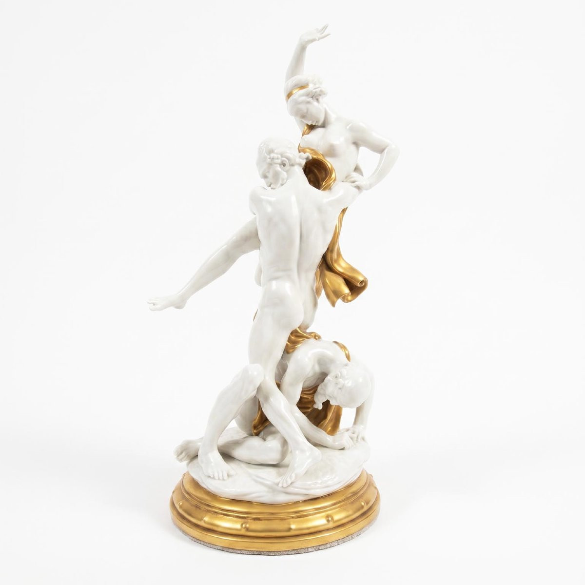 Giuseppe Cappé’s “rape Of Proserpina” In White Porcelain, 1963-photo-3