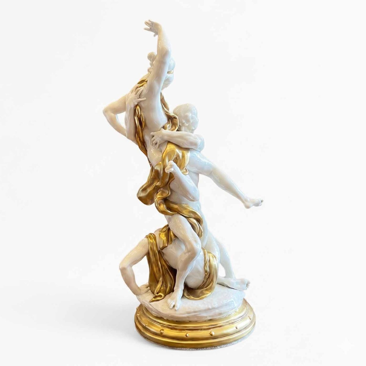 Giuseppe Cappé’s “rape Of Proserpina” In White Porcelain, 1963-photo-1