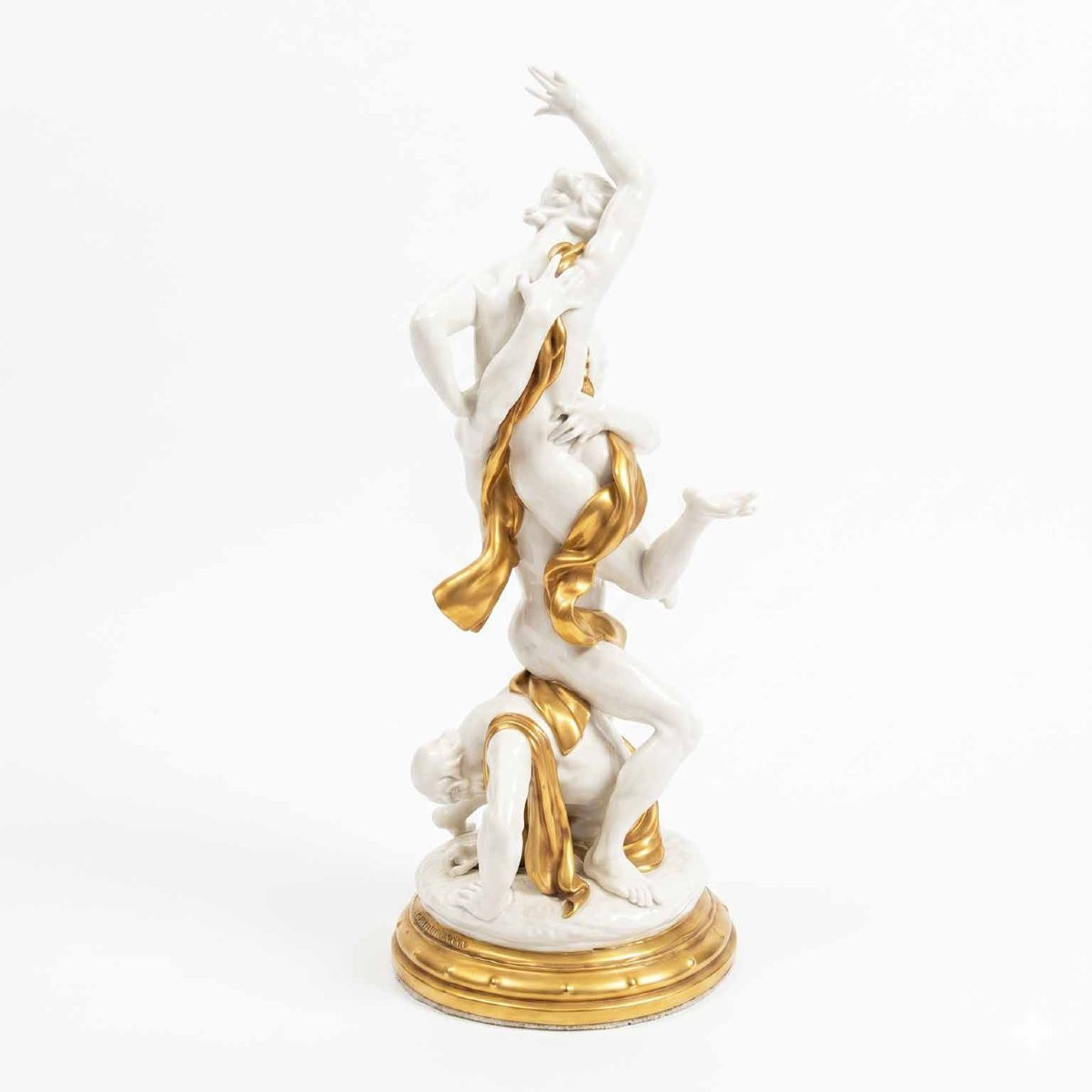 Giuseppe Cappé’s “rape Of Proserpina” In White Porcelain, 1963-photo-2