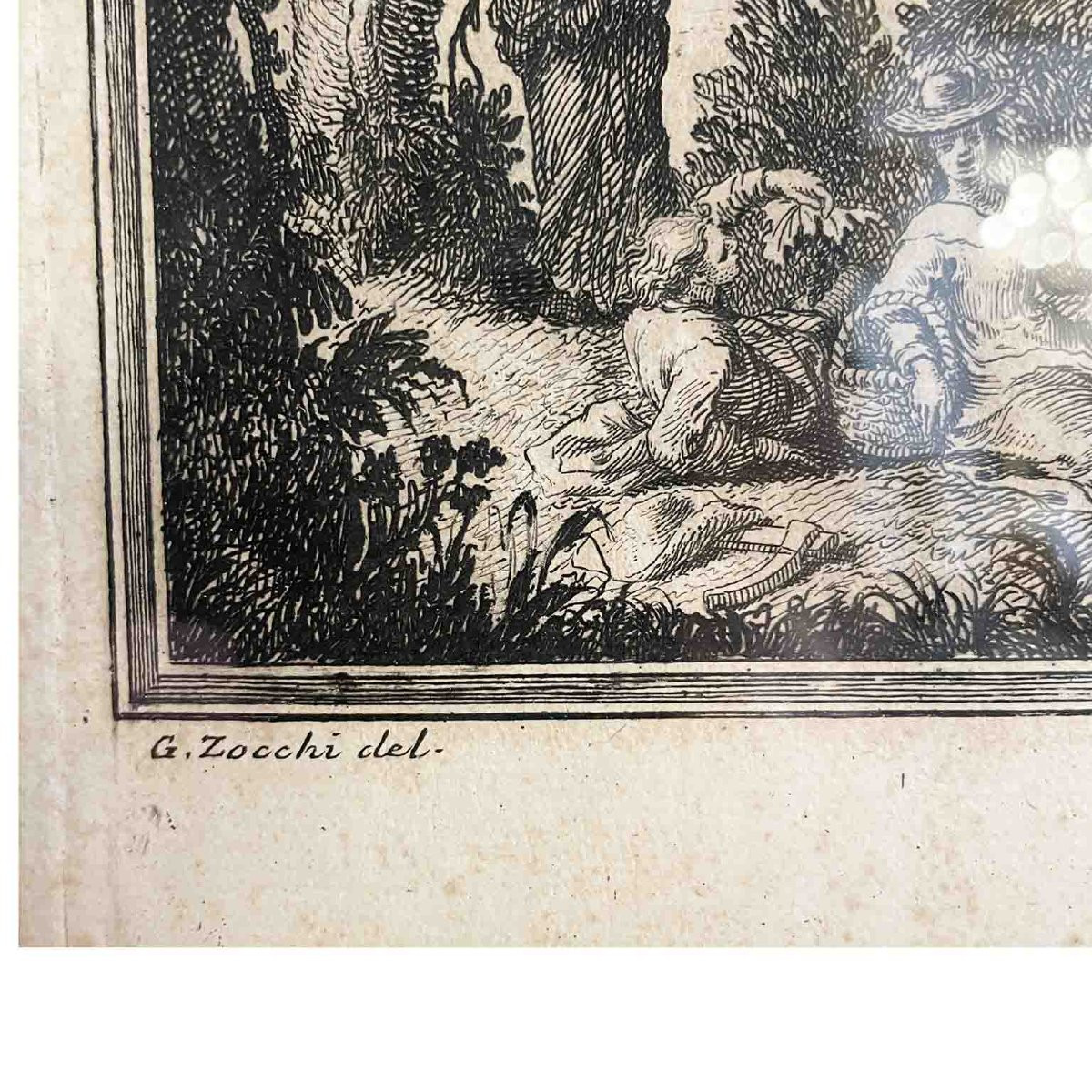 Villa de Montughi, propriété des marquis Gerini, gravée par Pietro Monaco, 1744-photo-2