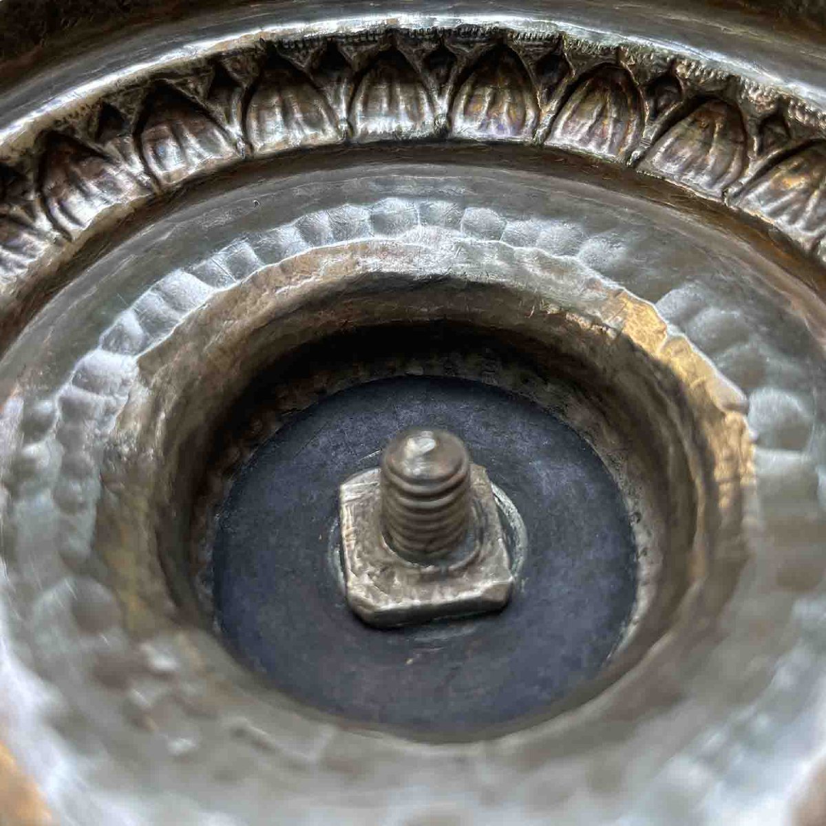 Vase en argent ancien de Brescia, en relief, datant de la première moitié du XIXe siècle-photo-2
