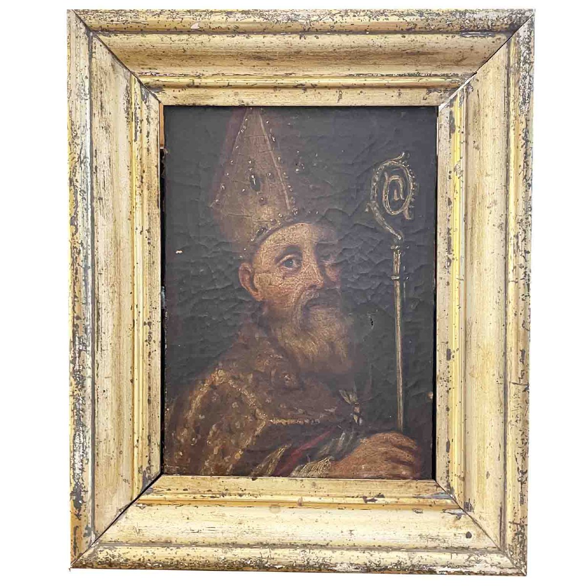 Portrait Of A Bishop With A Crosier, 1700