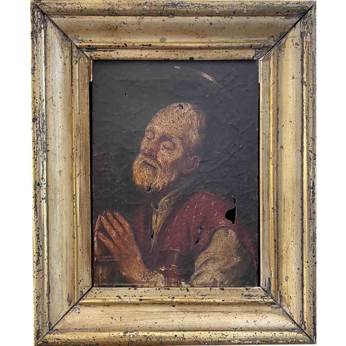 Portrait Of A Saint In Prayer, 1700
