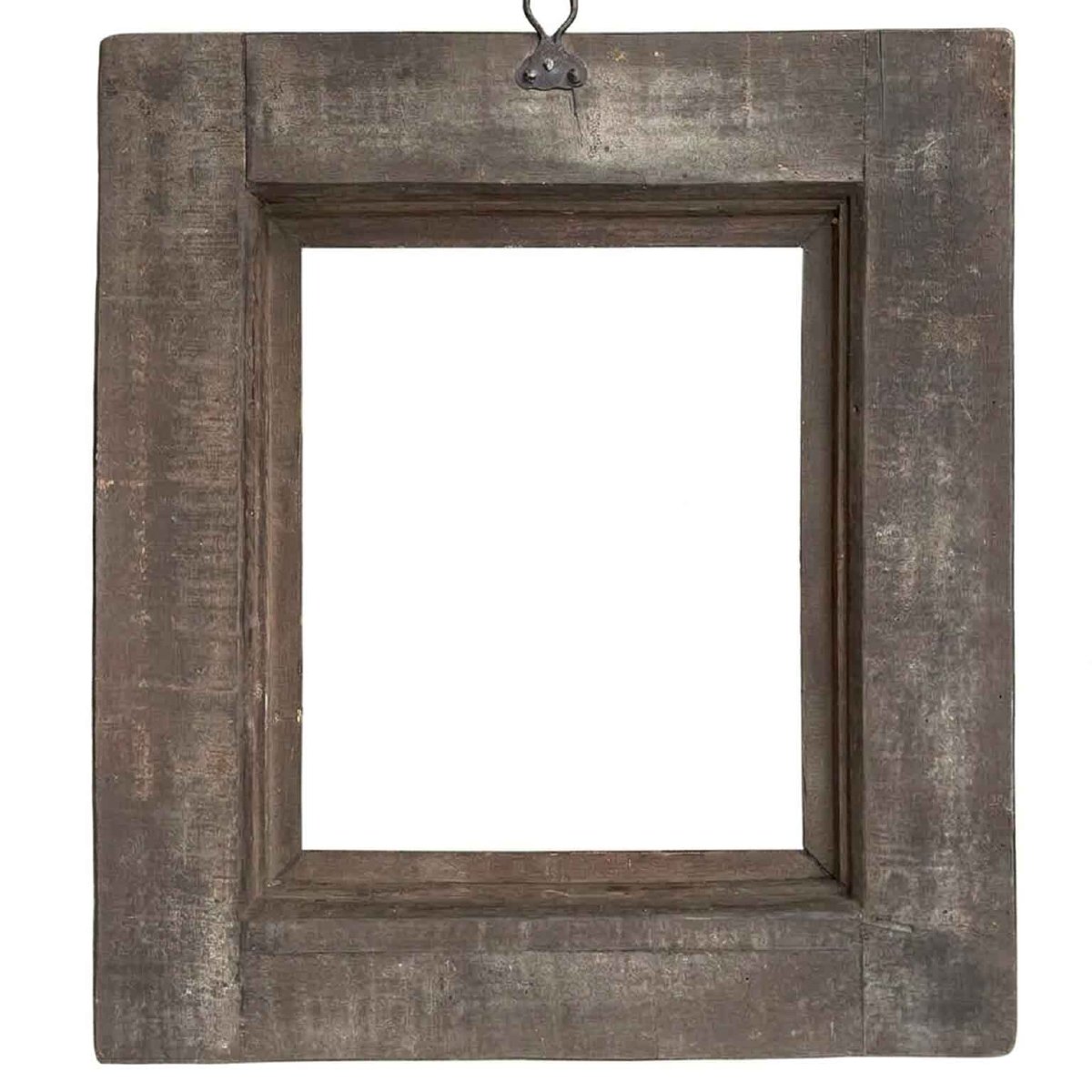 Cadre Italien Ancien du 1600 Sculpté et Doré Décoré en Faux écaille-photo-2