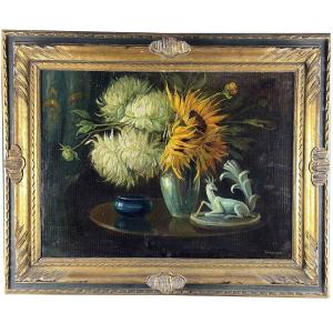Nature morte aux fleurs Giuseppe Sorgiani Vers 1930