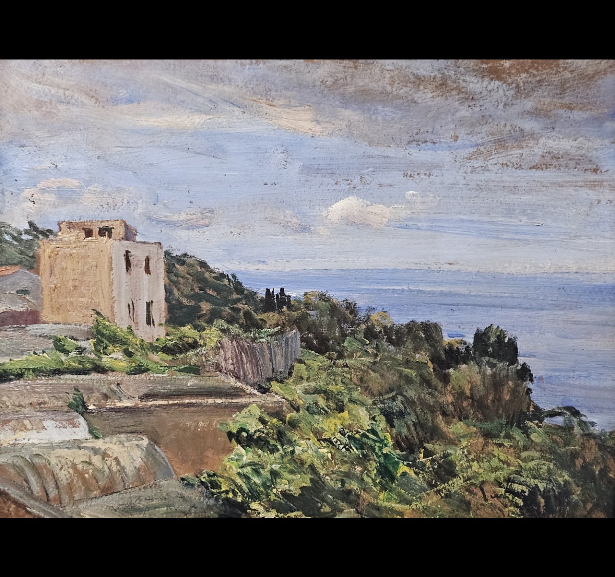 Paysage de la côte amalfitaine