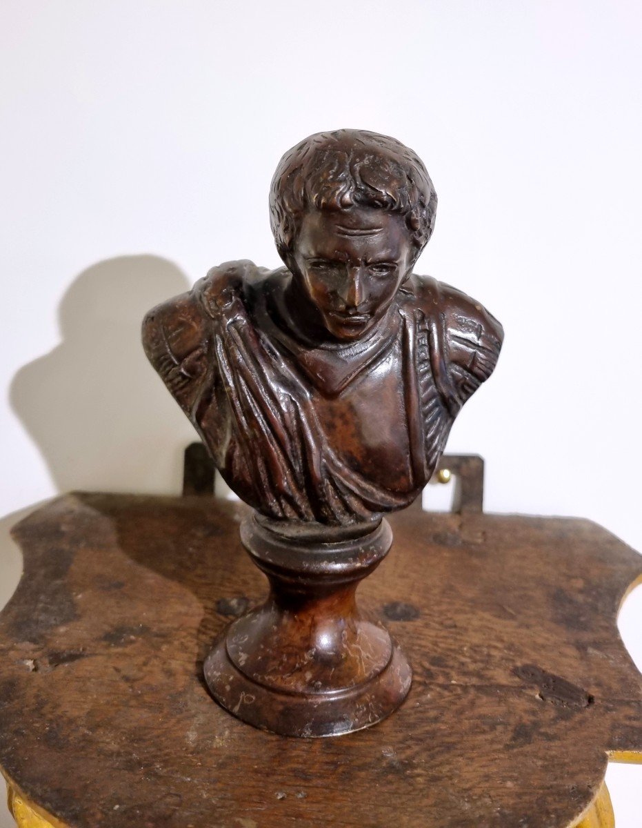 Bronze Roman Emperor, Grand Tour-photo-1