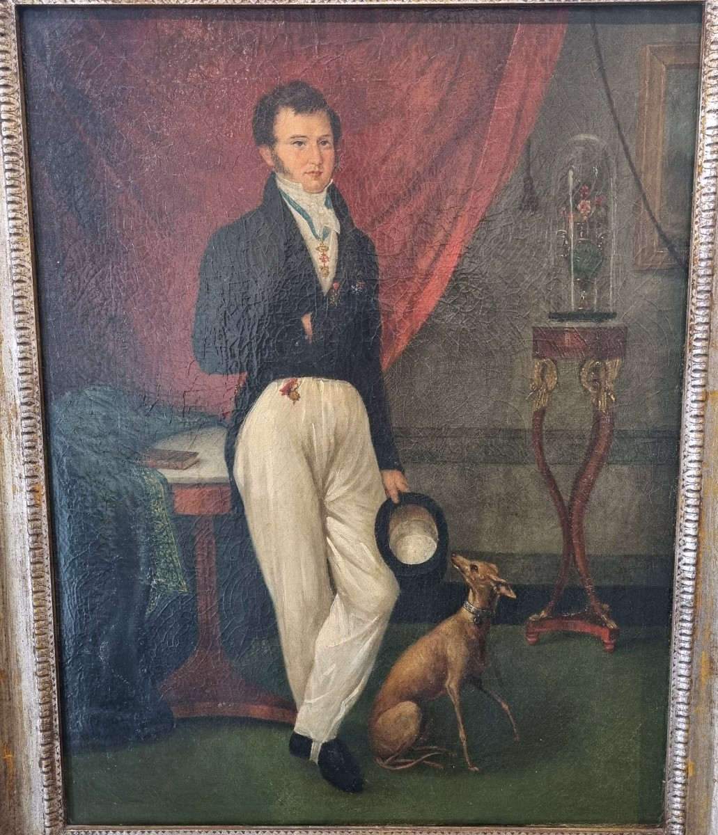 Gentleman With Greyhound-photo-2