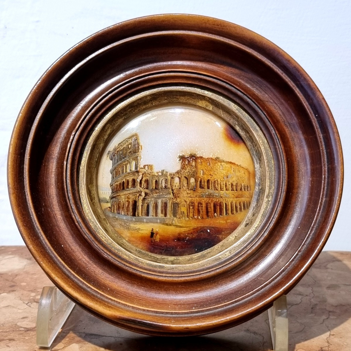 Colosseum, Fixed On Glass, Grand Tour-photo-3