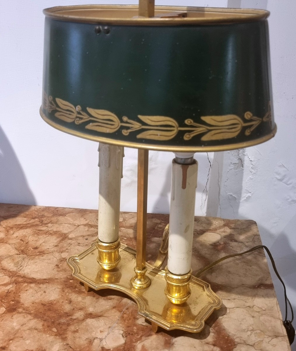 Lampe Bouillotte à deux lumières-photo-1