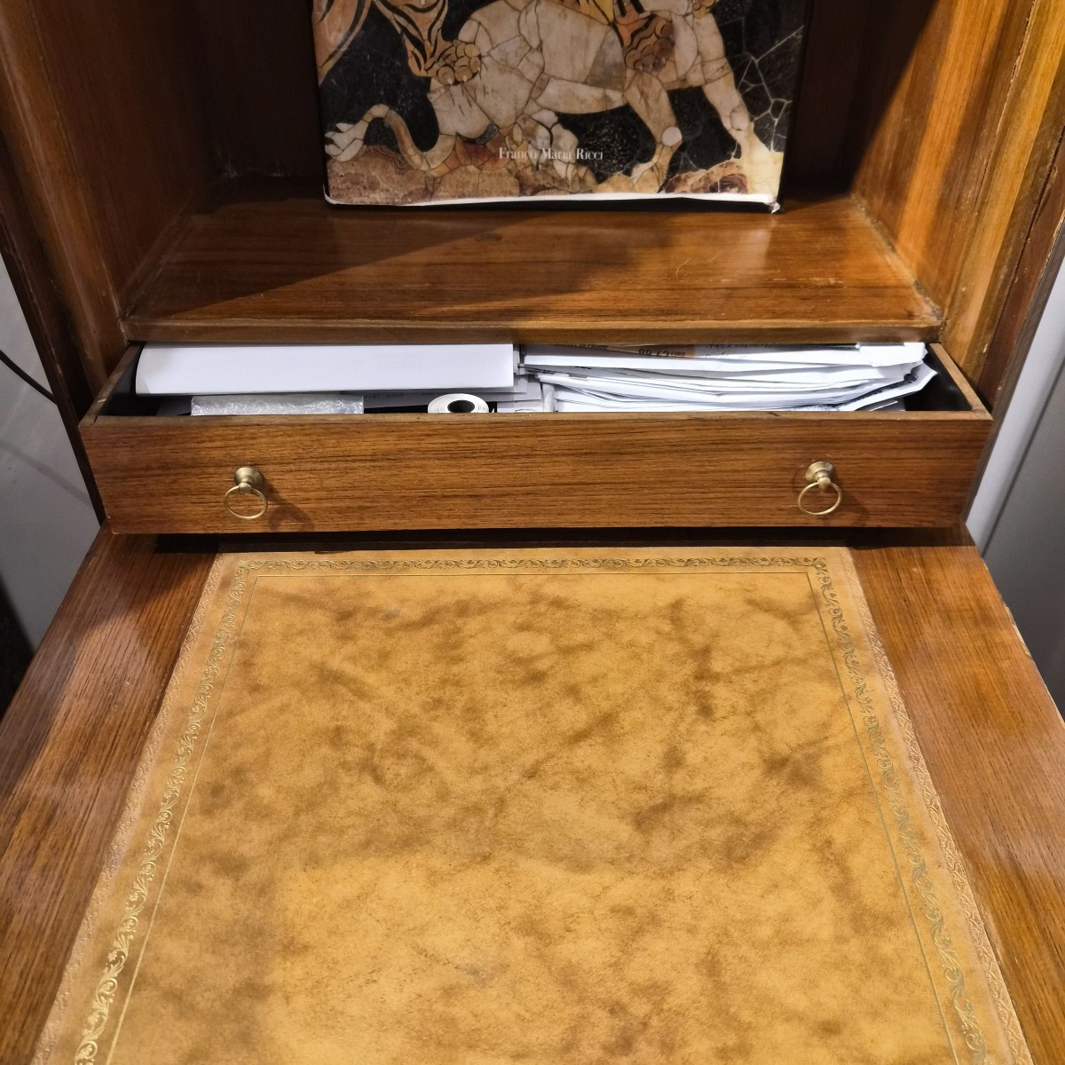 Petit secrétaire en marqueterie d'èpoque Louis XVI-photo-4