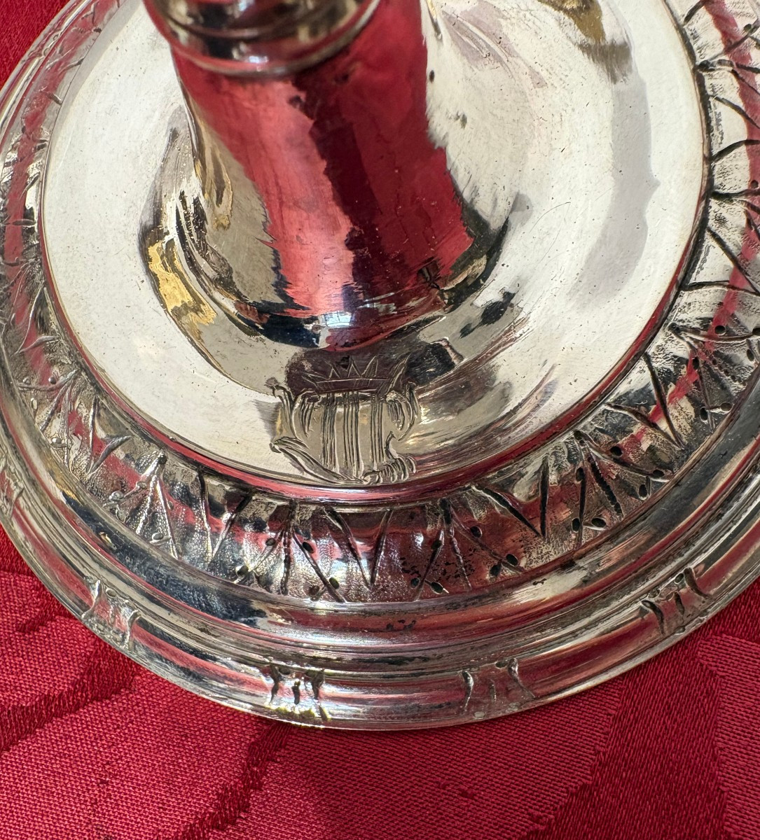 Calice eucharistique en argent, Rome, seconde moitié du XVIIIe siècle.-photo-4