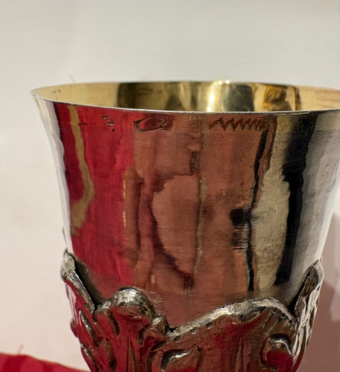 Calice eucharistique en argent, Rome, seconde moitié du XVIIIe siècle.-photo-2