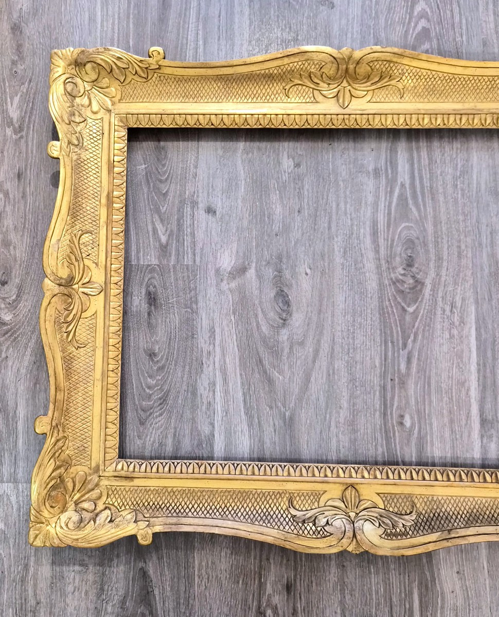 Neapolitan Gilded Wooden  Frame-photo-3