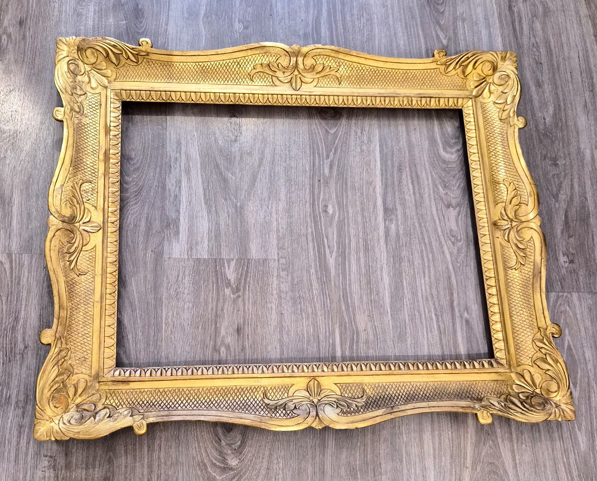 Neapolitan Gilded Wooden  Frame-photo-4