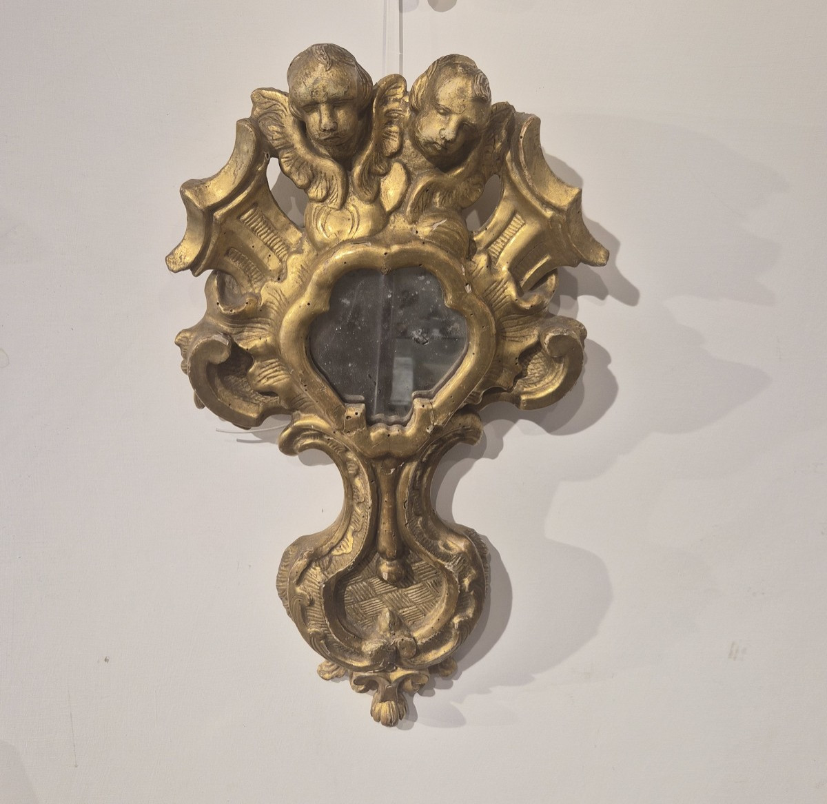 Pair Of Gilded Wooden Roman Baroque Monstrances-photo-1