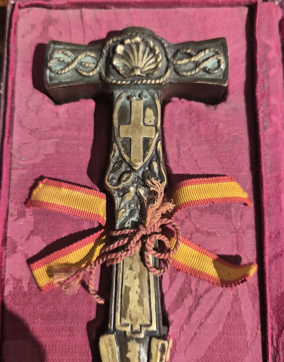 Maillet de cérémonie ou commémoratif en bronze-photo-2