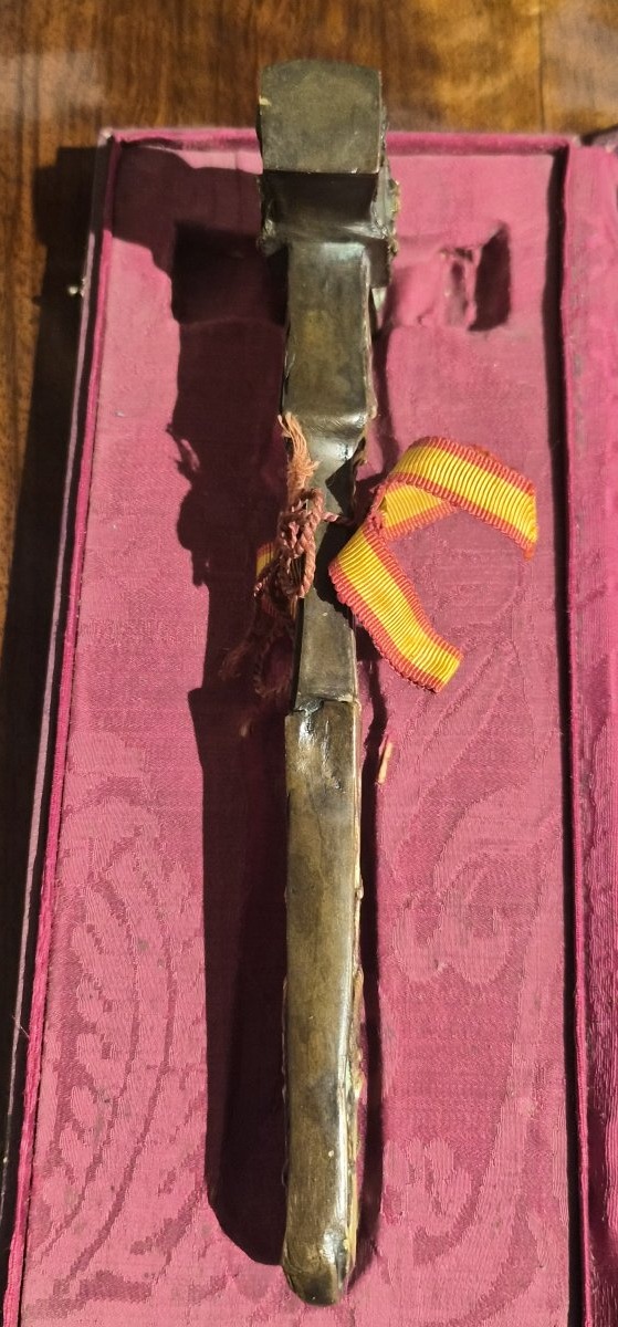 Maillet de cérémonie ou commémoratif en bronze-photo-1