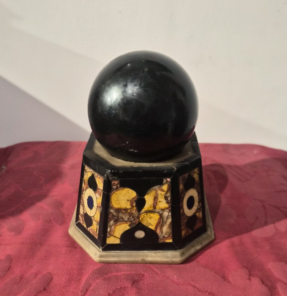 Object From A Wunderkammer (chamber Of Wonders And Curiosities) Made Of Polychrome Marble.