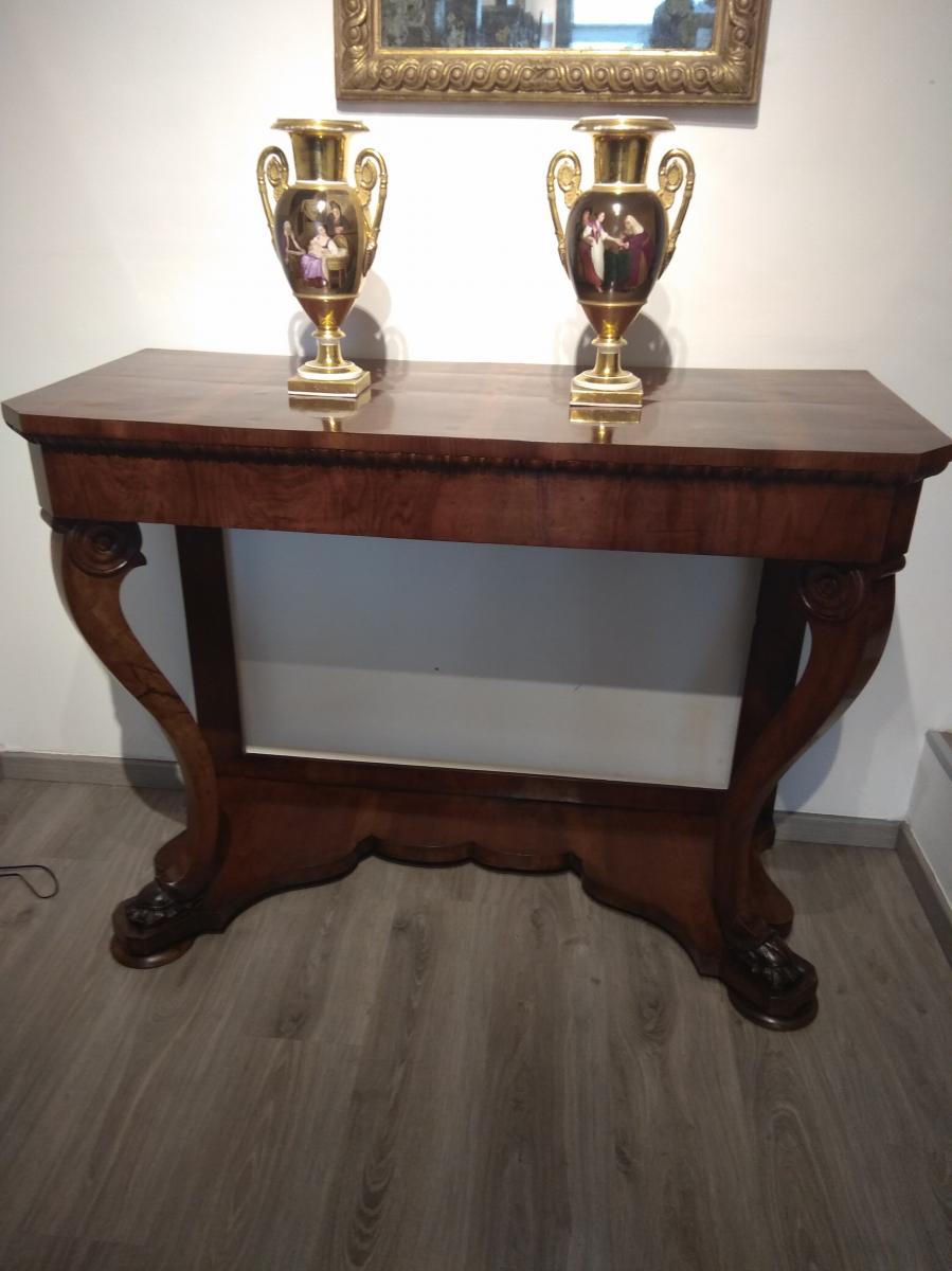 Console Carlo X Walnut, 1830