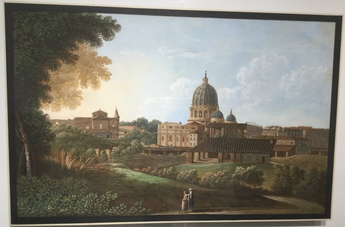 Vue De San Pietro De Via Delle Fornaci, Rome