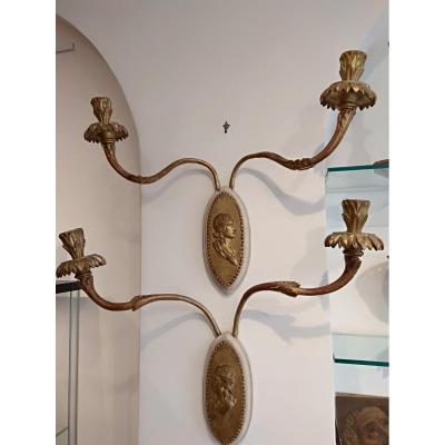 Splendid Pair Of Louis XVI Sconces