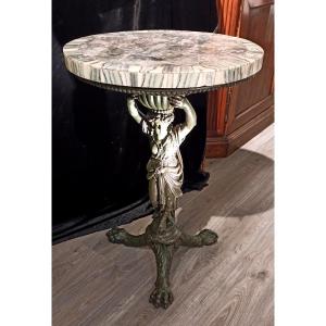 Rare Roman Pedestal Table, Grand Tour