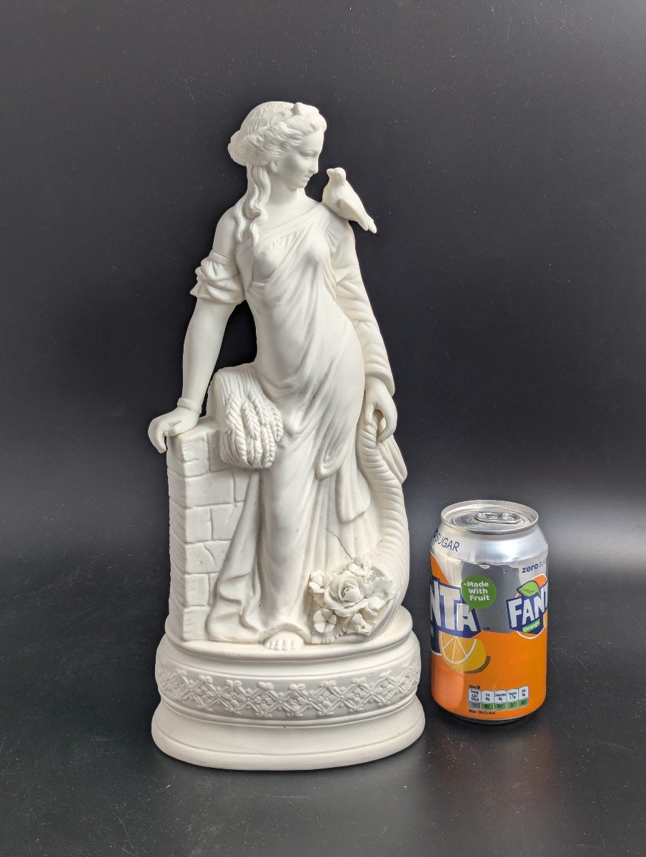 Parian Figurine Of Peace, By James Wilson, C. 1890-photo-4
